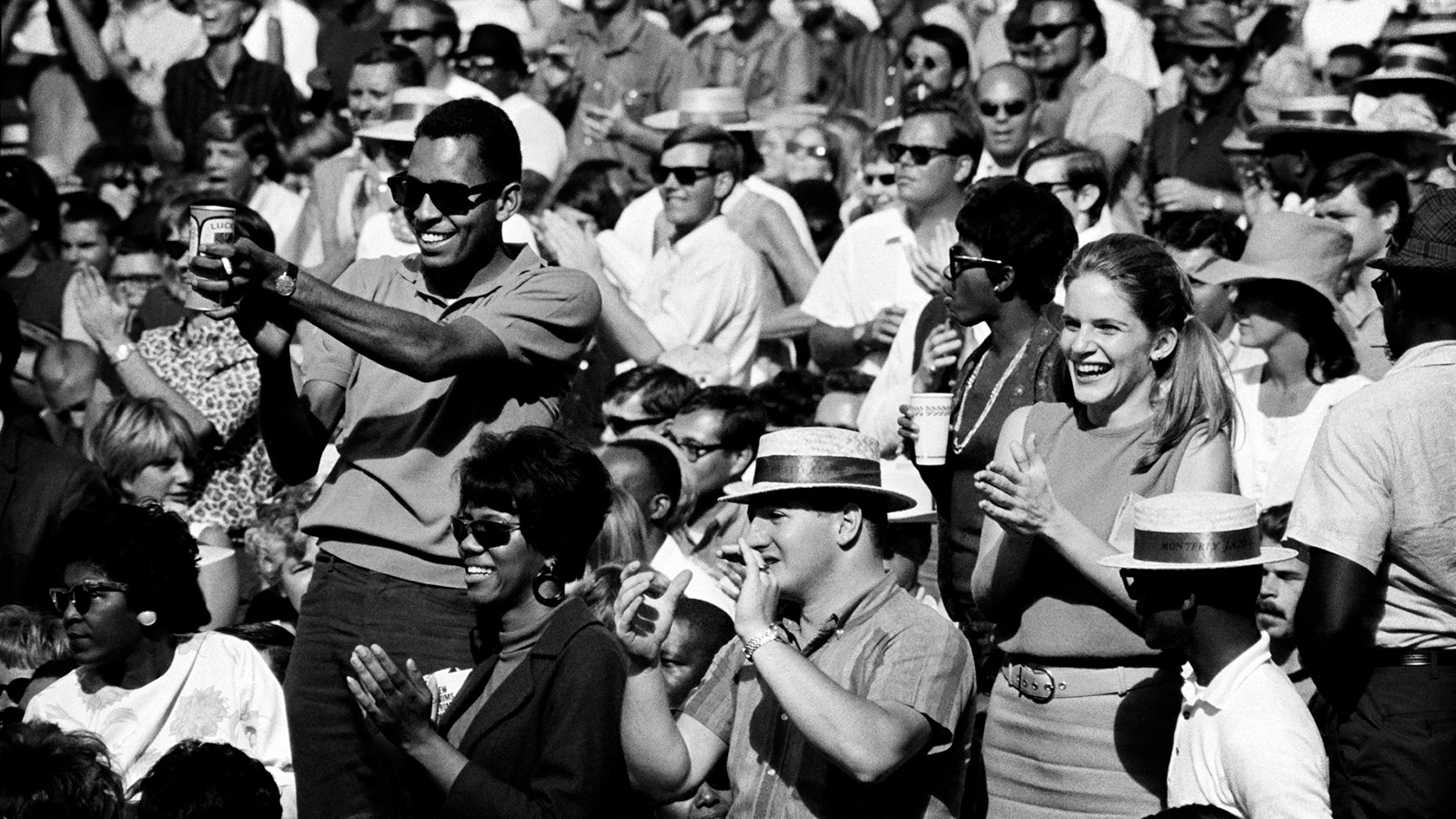 Crowd at Monterey Jazz Festival 1966