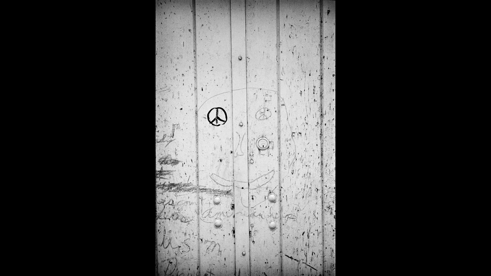 'Graffiti Face,' New York, 1963