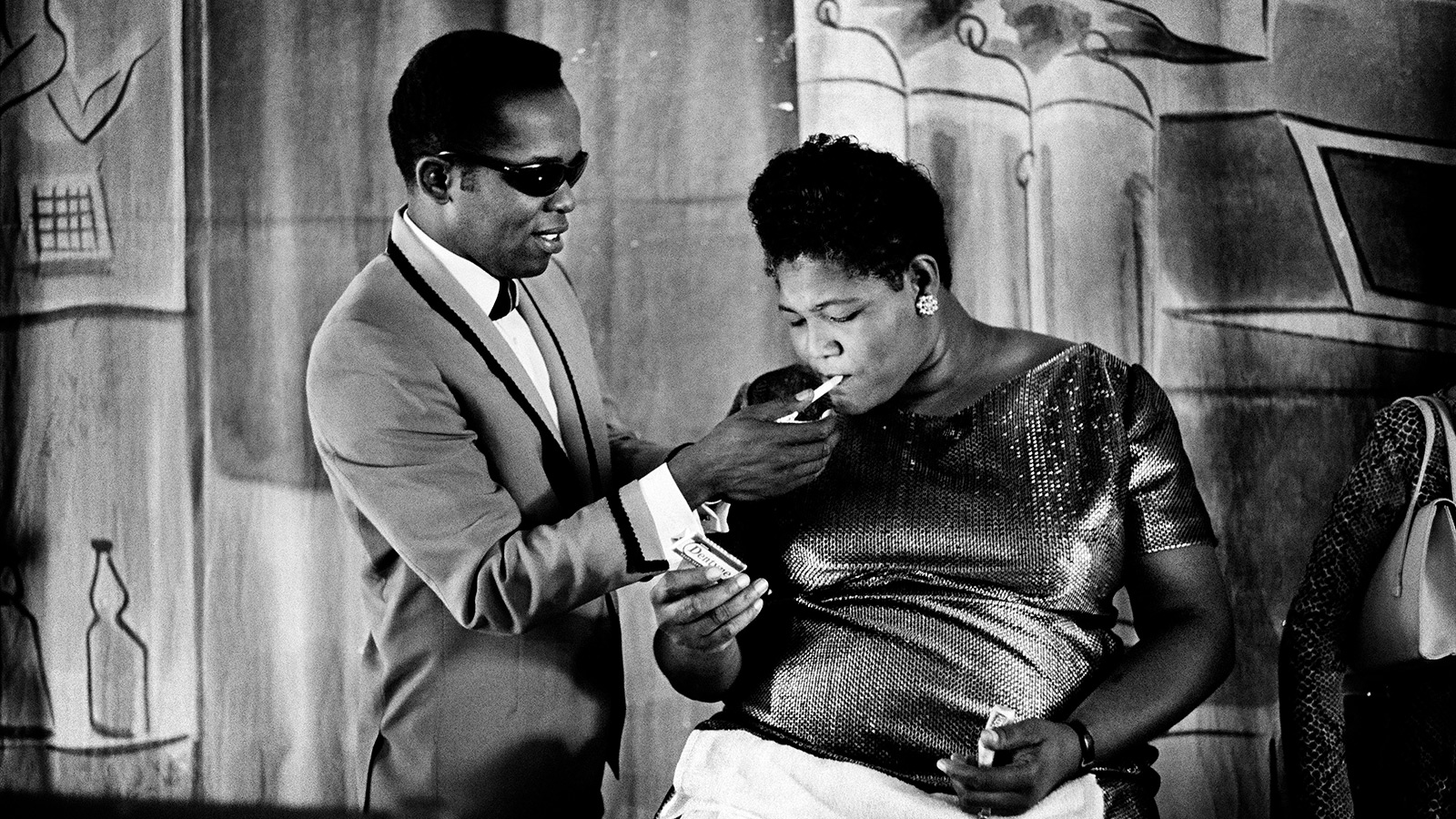 Lou Rawls and Big Mama Thornton, Monterey Jazz Festival 1964