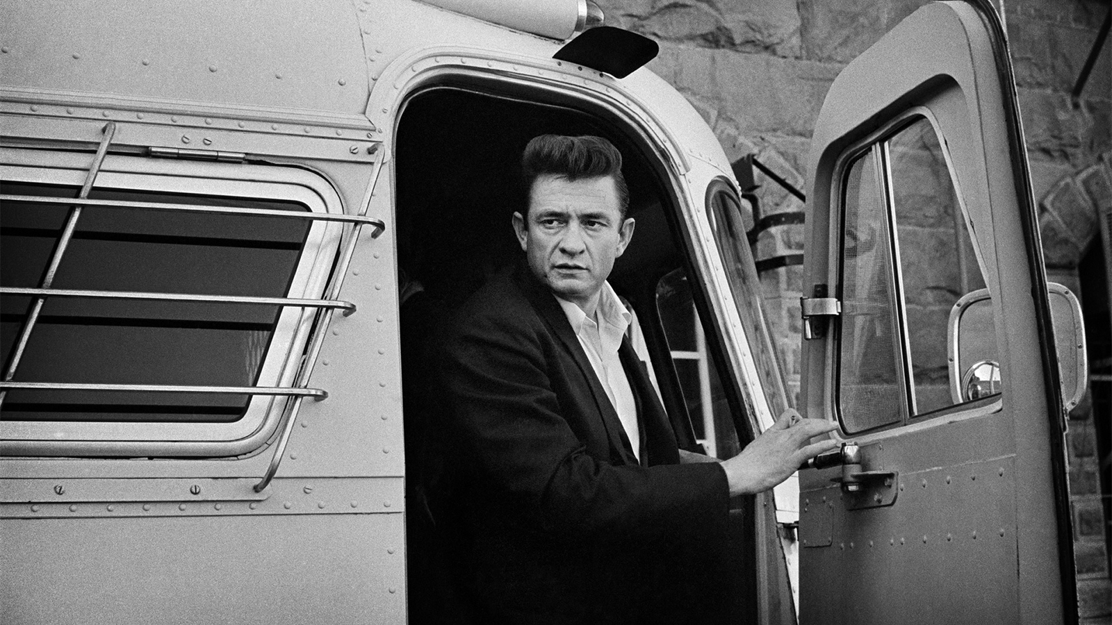 In the Bus at Folsom Prison