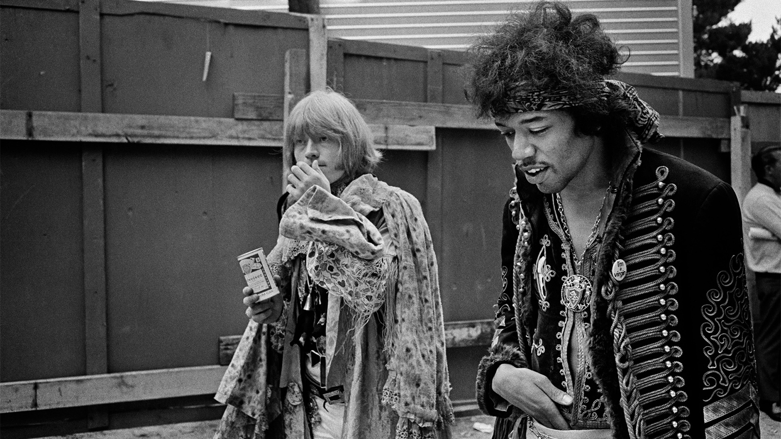 Brian Jones and Jimi Hendrix, 1967