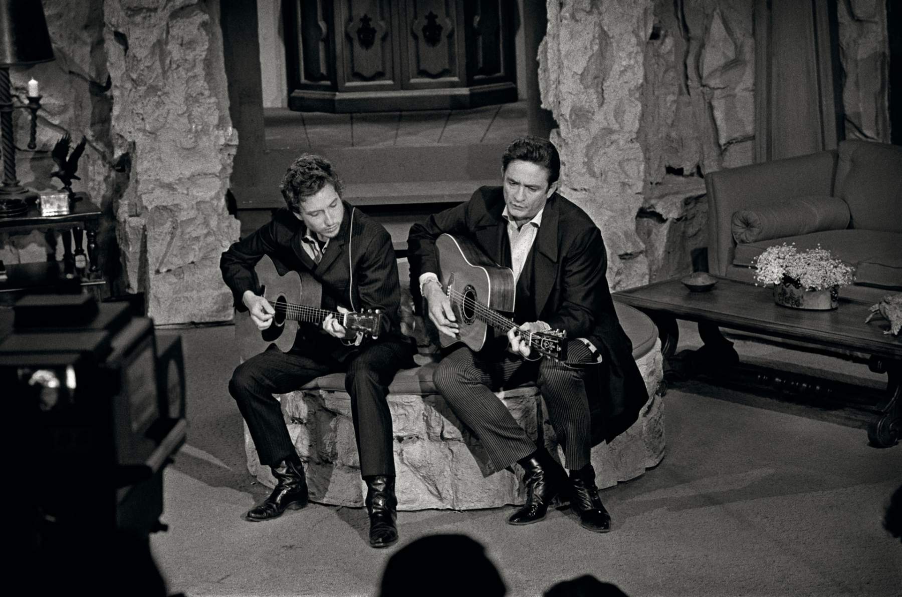 Johnny Cash with Bob Dylan, 1969