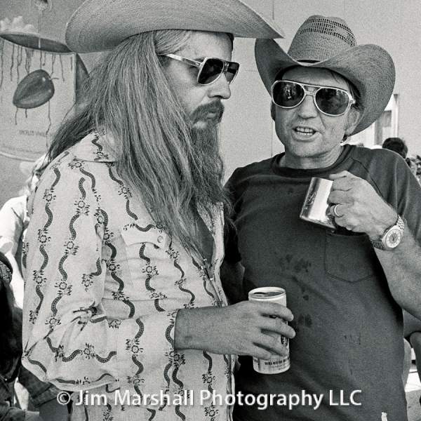 Leon Russell and Willie Nelson, 1973