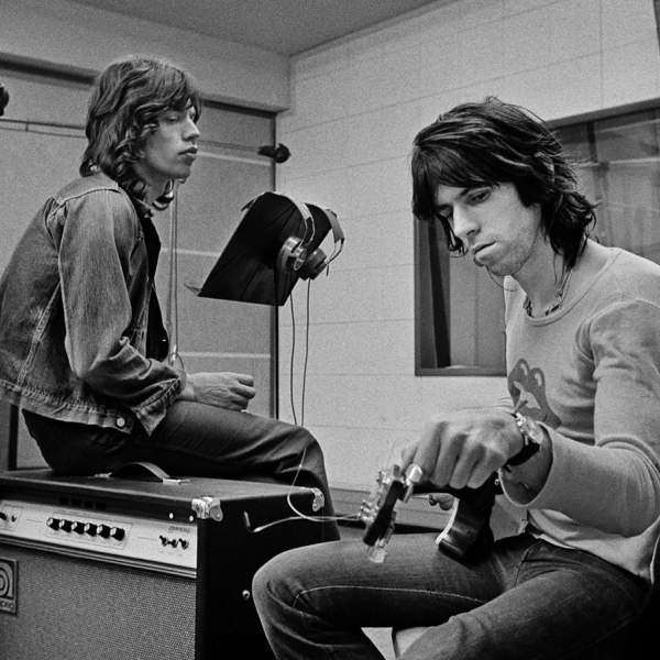 Mick Jagger and  Keith Richards, 'Exile on Main Street' studio recordings, 1972