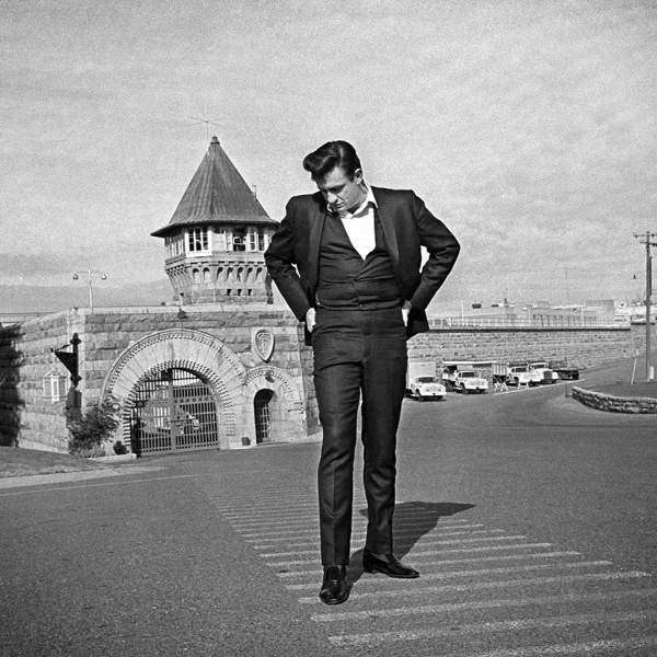 Johnny Cash outside Folsom Prison, 1968