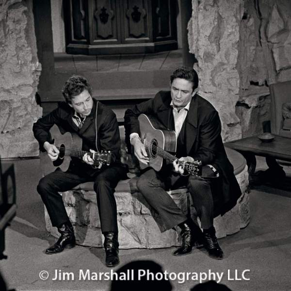 Johnny Cash with Bob Dylan, 1969