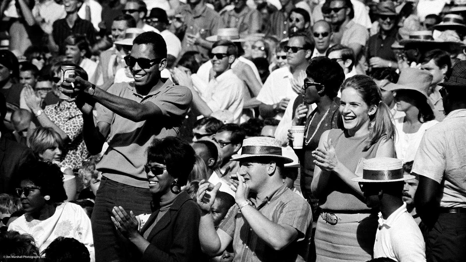 Crowd at Monterey Jazz Festival 1966