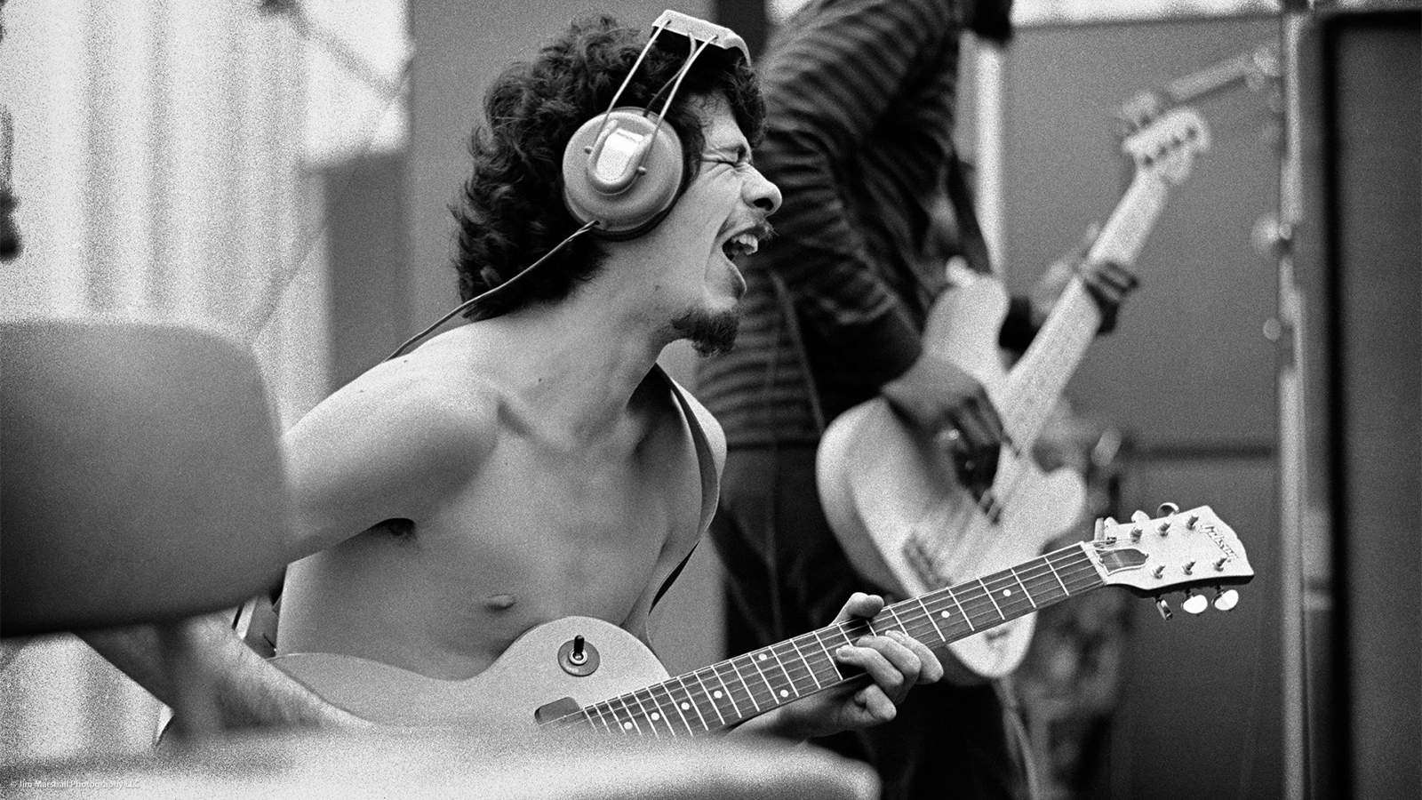 Carlos Santana, recording session, 1969